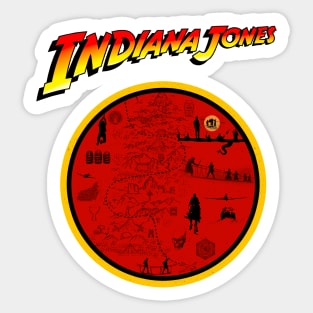 Indy Adventures Sticker